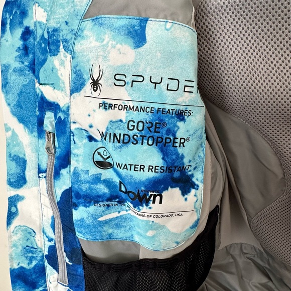 NWTs Spyder Fleur Synthetic Down Gore-Windstopper Ski Jacket. Women’s Sz. 2 - Picture 6 of 16